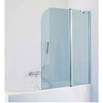 SAMO Trendy Штора на ванну 1200х1400мм,профиль хром,стекло прозрачное, DX- правосторонняя B1490ULUTRDX