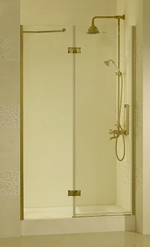 Cezares MAGIC-B-12-100-ROYAL PALACE-CP-G-L(R) Дверь в проем. стекло текстурное, золото