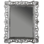 TW Зеркало в раме 85х100см, цвет рамы глянцевое серебро TW03845arg.brillante