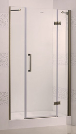 Cezares MAGIC-B-13-60+60/60-ROYAL PALACE-CP-Br-L(R) Дверь в проем. стекло текстурное, бронза