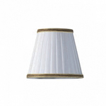 TW 14, абажур для светильника, цвет ткани: белый с золотым кантом TW14-01.50-bi/oro