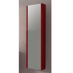 Cezares Moderno Колонна подвесная с одной распашной дверцей и наружным зеркалом, реверсная, цвет Rosso 44737