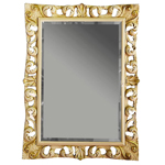TW Зеркало в раме 87х116см, цвет рамы слоновая кость/золото TW03539avorio/oro