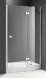 Cezares CRYSTAL-B-12-100-C-Cr-L(R) Дверь в проем, стекло прозрачное, хром
