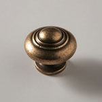 EBAN Bronzo Lavorato, ручка-кнопка для мебели, цвет: бронза состаренная FAC12PO