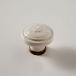 EBAN CERAMICA Avorio, ручка-кнопка для мебели с фактурой, цвет: бежевый-керамика FAC10PO