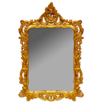 TW Зеркало в раме 71х107см, цвет рамы золото TW02002oro