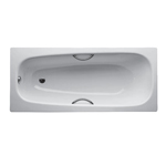 BETTE Form Safe Ванна с шумоизоляцией 170х70х42, с отверстиями для ручек, белая (для стандартного слива-перелива) 3970 2GR, AD