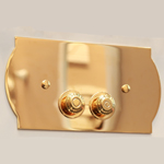 TW 300.3, клавиша смыва для бачков Geberit UP320, 33*2,5*h17, материал: латунь, цвет: золото