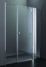 Cezares ELENA-B-13-100+60/60-C-Cr-L(R) Дверь в проем, стекло прозрачное, хром