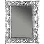 TW Зеркало в раме 75х95см, цвет рамы глянцевое серебро TW03427arg.brillante