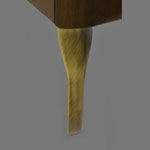 Kerasan Waldorf Ножки для базы под раковину (комплект 2шт.), цвет бронза 919493br